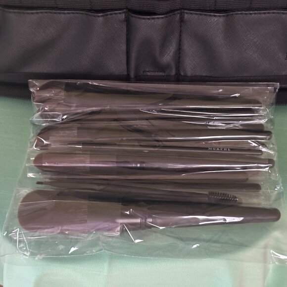 MORPHE MUA LIFE 20-PIECE BRUSH SET + CASE:NWT EYE/FACE BRUSHES - Picture 7 of 11